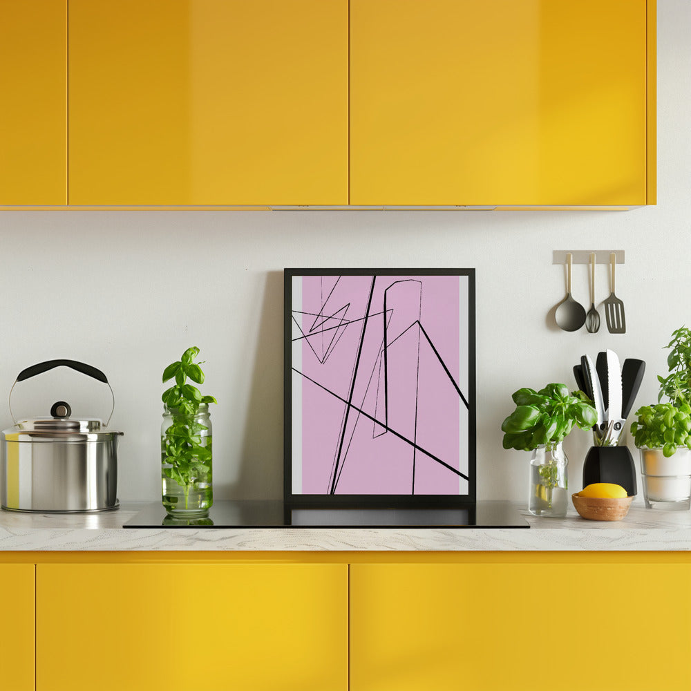 Angular Lines No 10 Poster